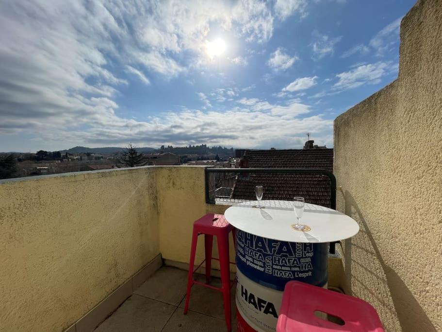 Duplex 70M2 - Vue Cite Medievale - Parking Gratuit 卡尔卡松 外观 照片
